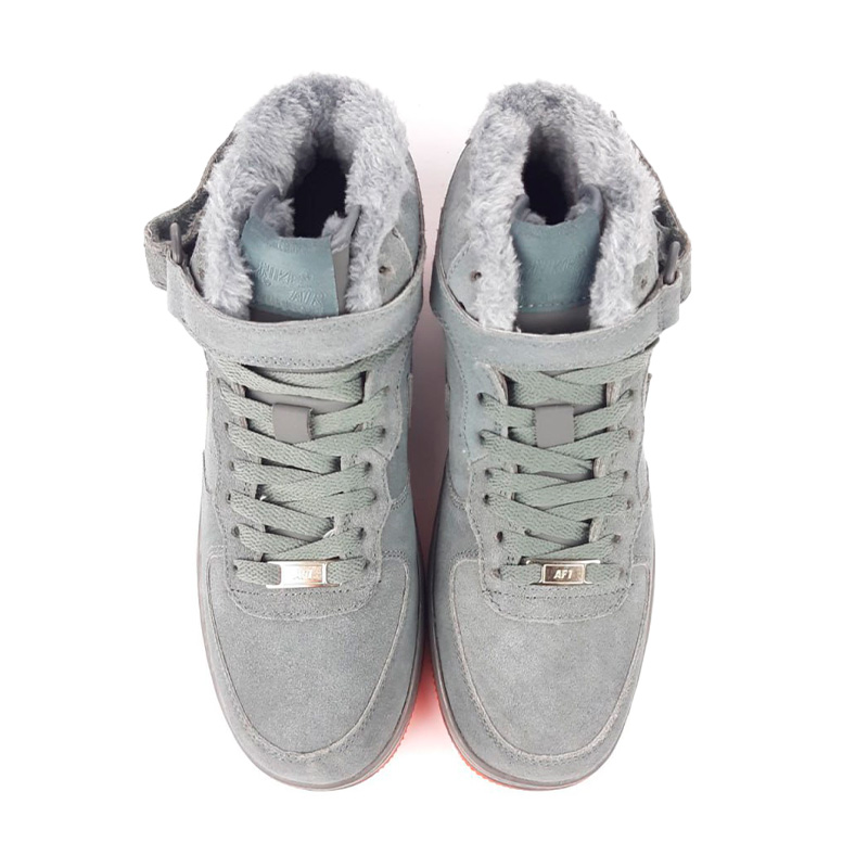 Nike air force gray suede shop