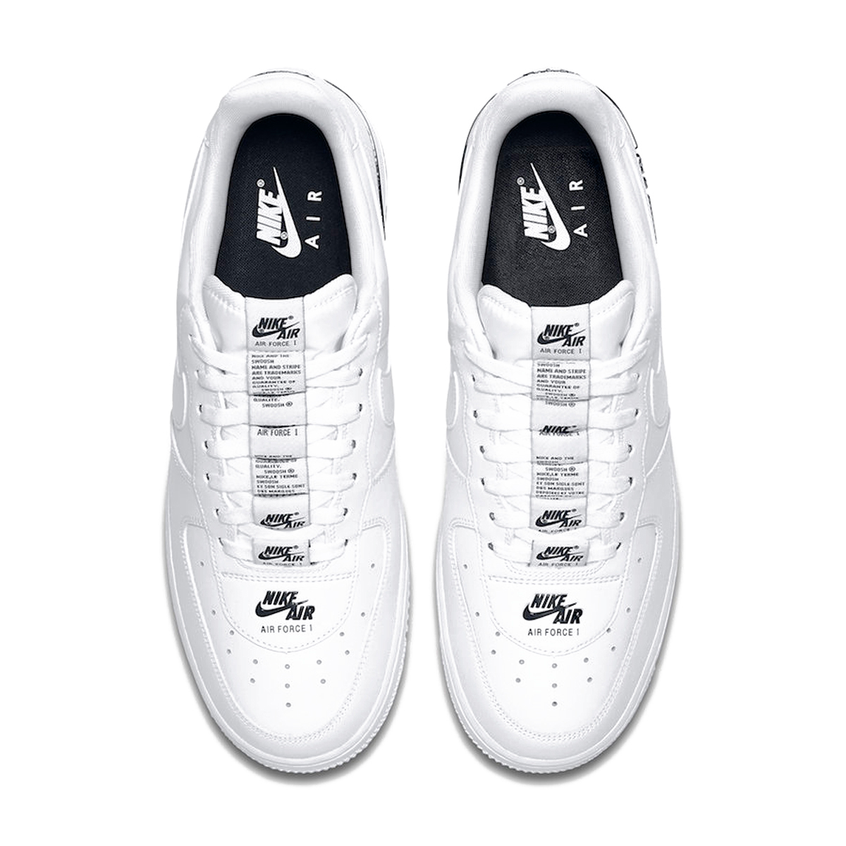 Nike air force 1 double air black cheap